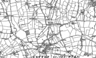 Old Map of Lane Ends, 1880 - 1900