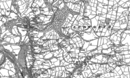 Old Map of Lane Ends, 1897