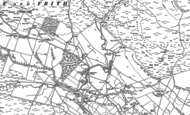 Old Map of Langdon Beck, 1896