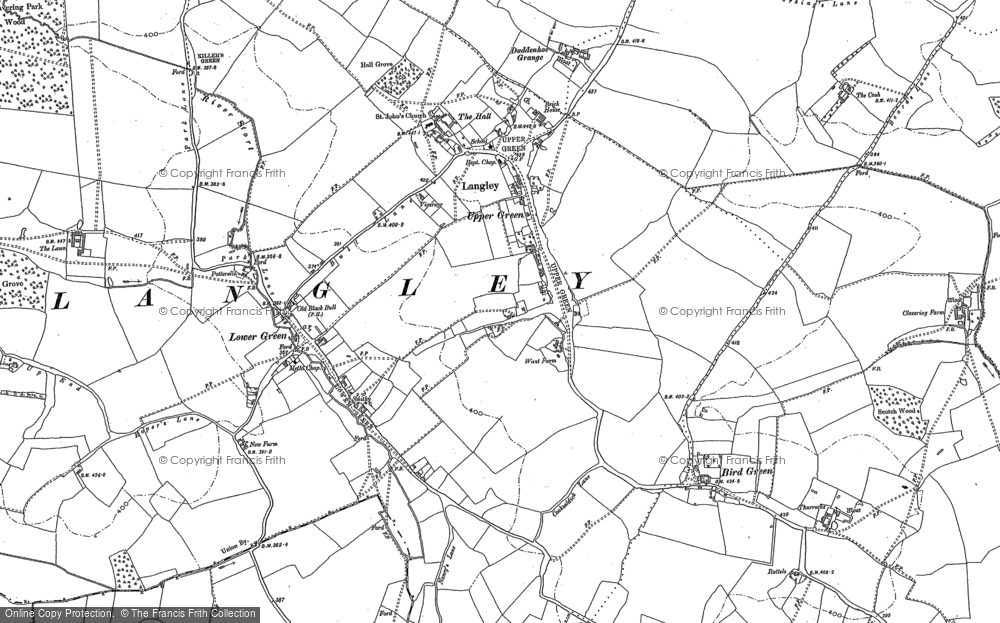 Old Map of Historic Map covering Thurrocks in 1896