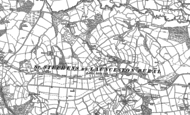 Old Map of Langore, 1882