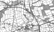 Old Map of Langwith Junction, 1884 - 1897