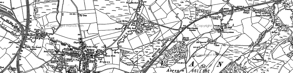 Old map of Lansbury Park in 1915