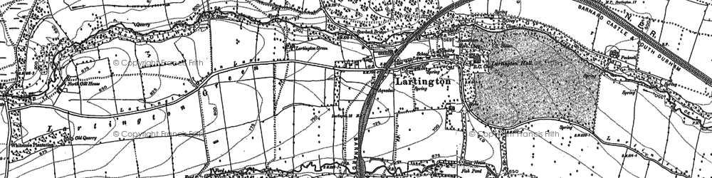 Old map of Battle Hill in 1913