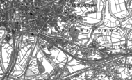 Old Map of Latchford, 1905 - 1908