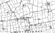 Old Map of Latchingdon, 1895