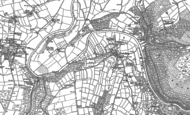 Old Map of Latchley, 1905