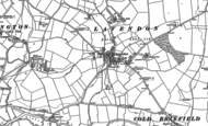 Old Map of Lavendon, 1899 - 1950