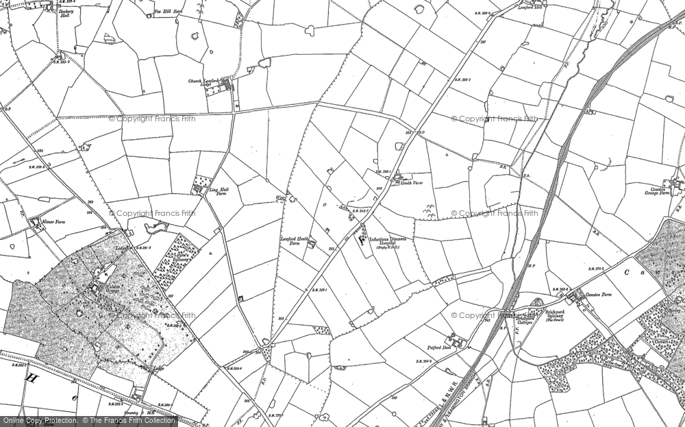 Old Map of Lawford Heath, 1886 - 1903 in 1886