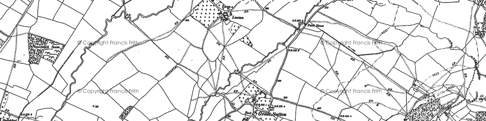 Old map of Lawton in 1883