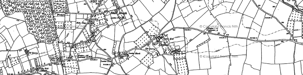 Old map of Lawton in 1885