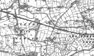 Old Map of Lea Town, 1905 - 1908