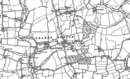 Old Map of Leaden Roding, 1895