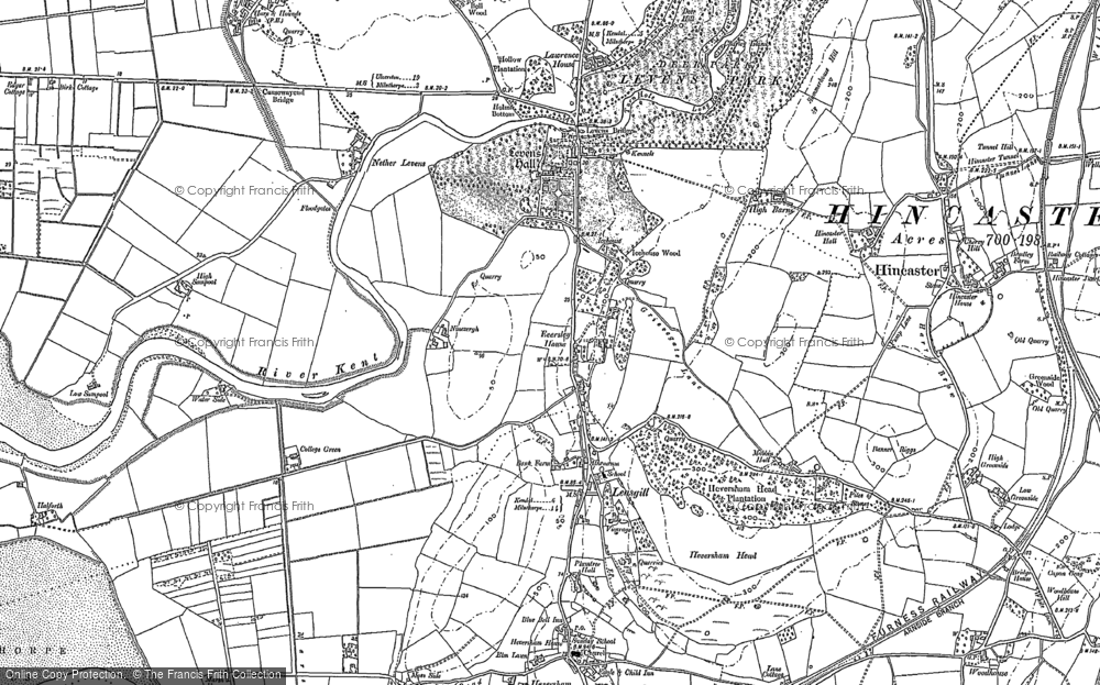 Old Map of Leasgill, 1897 in 1897