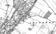 Old Map of Leckford, 1894