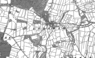Old Map of Ledsham, 1890