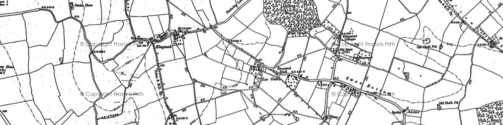 Old map of Lee Gate in 1897