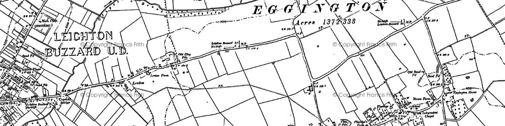 Old map of Leedon in 1900
