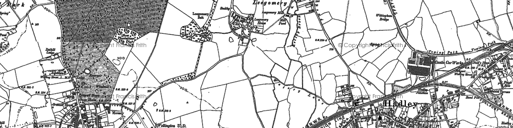 Old map of Leegomery in 1881