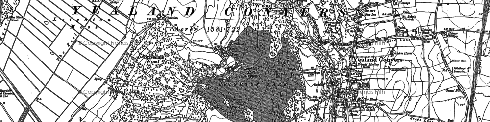 Old map of Crag Foot in 1911