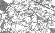 Old Map of Lenham Heath, 1896