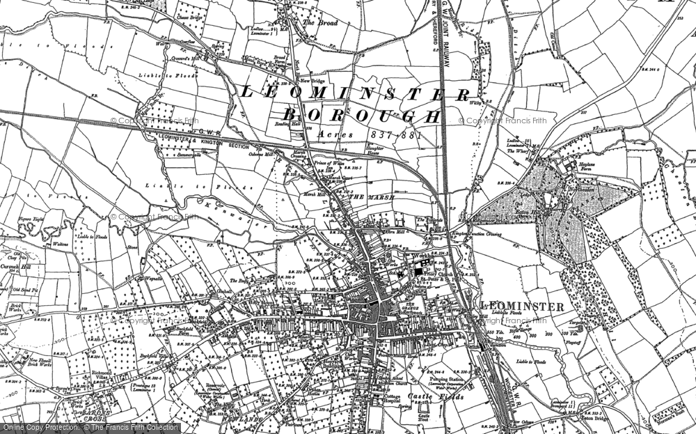 Over 150 yrs old 1175 Details about   1868 Victorian map of Herefordshire Hereford Leominster 