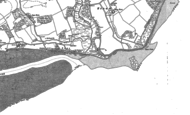 Old Map of Lepe, 1895