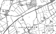 Old Map of Letchworth Garden City, 1897 - 1900