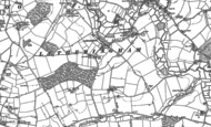 Old Map of Letheringham, 1883