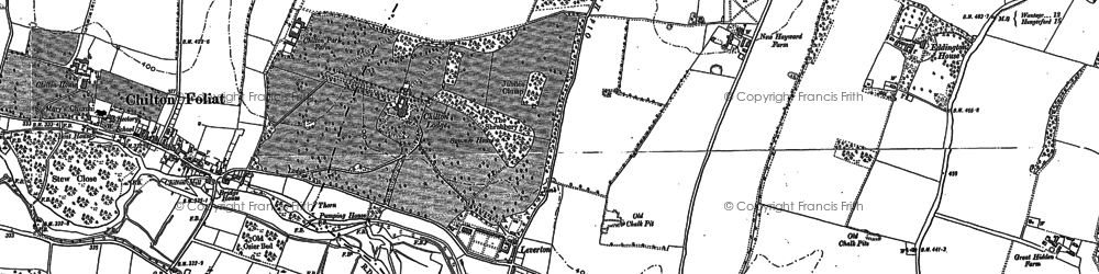 Old map of Leverton in 1899