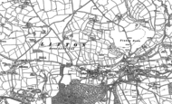 Old Map of Lifton, 1883 - 1905