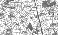 Old Map of Lightfoot Green, 1892