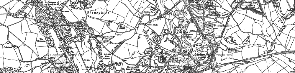 Old map of Lightmoor in 1882