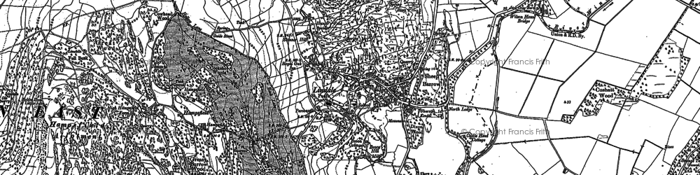 Old map of Lindale in 1911