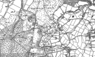 Old Map of Lindford, 1909