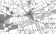 Old Map of Litcham, 1883 - 1884
