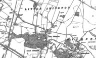 Old Map of Little Abington, 1885