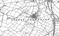 Old Map of Little Addington, 1884