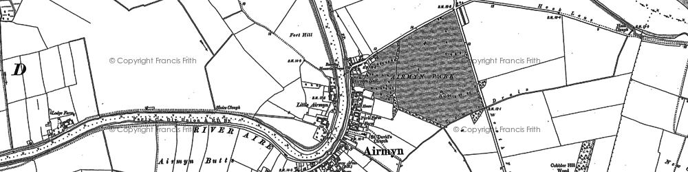 Old map of Little Airmyn in 1888