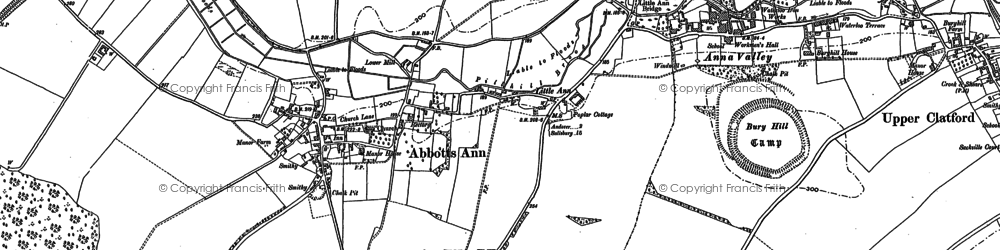 Old map of Little Ann in 1894