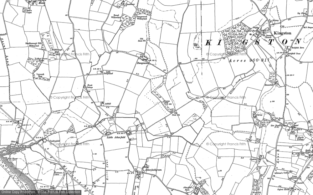 Old Map of Little Atherfield, 1907 in 1907