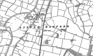 Old Map of Little Barford, 1900