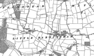 Old Map of Little Barningham, 1885
