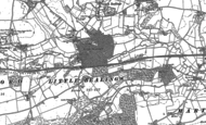 Old Map of Little Bealings, 1881