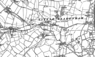 Old Map of Little Blakenham, 1881 - 1884