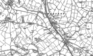 Old Map of Little Bridgeford, 1879 - 1880