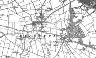 Old Map of Little Brington, 1884