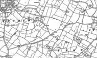 Old Map of Little Catworth, 1900