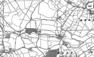 Old Map of Little Chalfield, 1922