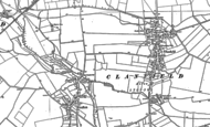 Old Map of Little Clanfield, 1896 - 1910